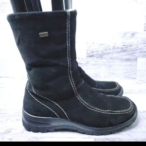 Reiker Suede Snow Boots Black sz 38 / 7